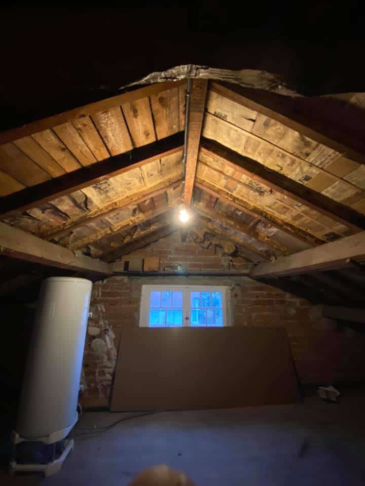 comble maison à rénover