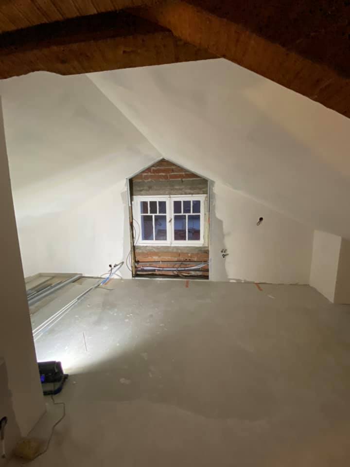 chantier amenagement de combles