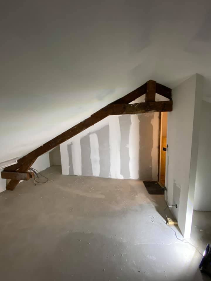 chantier amenagement de combles