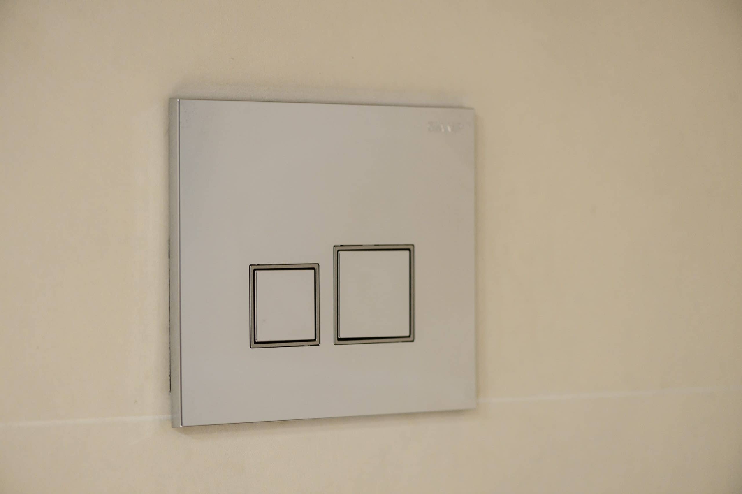 commande chasse d'eau moderne