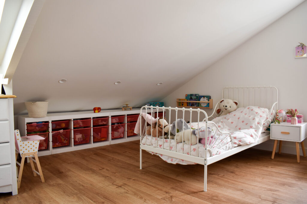 Aménagement de combles en chambre d’enfants à Toulouse